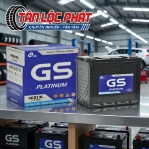 Ắc quy GS MF 40B19L 12V 35Ah chính hãng Nhật Bản tại Tân Lộc Phát