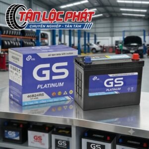 Ắc Quy GS MF 46B24RS (12V-45Ah) chính hãng Nhật Bản tại Tân Lộc Phát