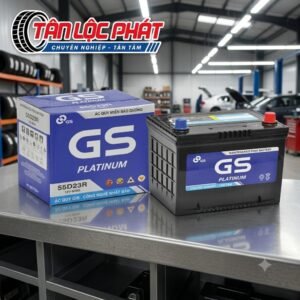 Ắc Quy GS MF 55D23R (12V-60Ah) chính hãng Nhật Bản tại Tân Lộc Phát