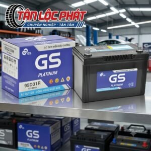 Ắc Quy GS MF 95D31R (12V-80Ah) chính hãng Nhật Bản tại Tân Lộc Phát
