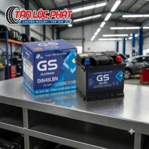 Ắc Quy GS MF DIN45LBN (12V-45Ah) chính hãng Nhật Bản tại Tân Lộc Phát