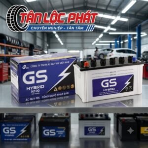 Ắc Quy GS N100 (12V-100Ah) chính hãng Nhật Bản tại Tân Lộc Phát