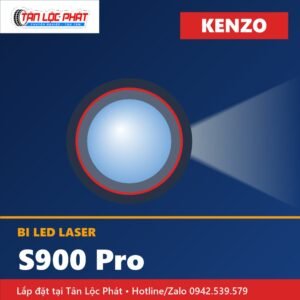 Bi LED Laser Kenzo S900 Pro chính hãng lắp đặt tại Tân Lộc Phát