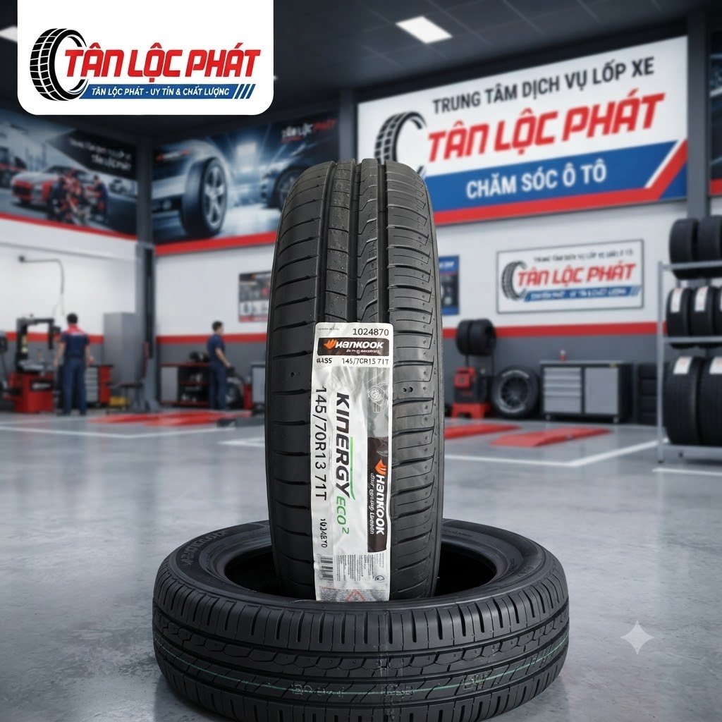 Lốp Hankook 145/70R13 71T Kinergy Eco2 K435 chính hãng cho Daewoo Matiz Spark Eon