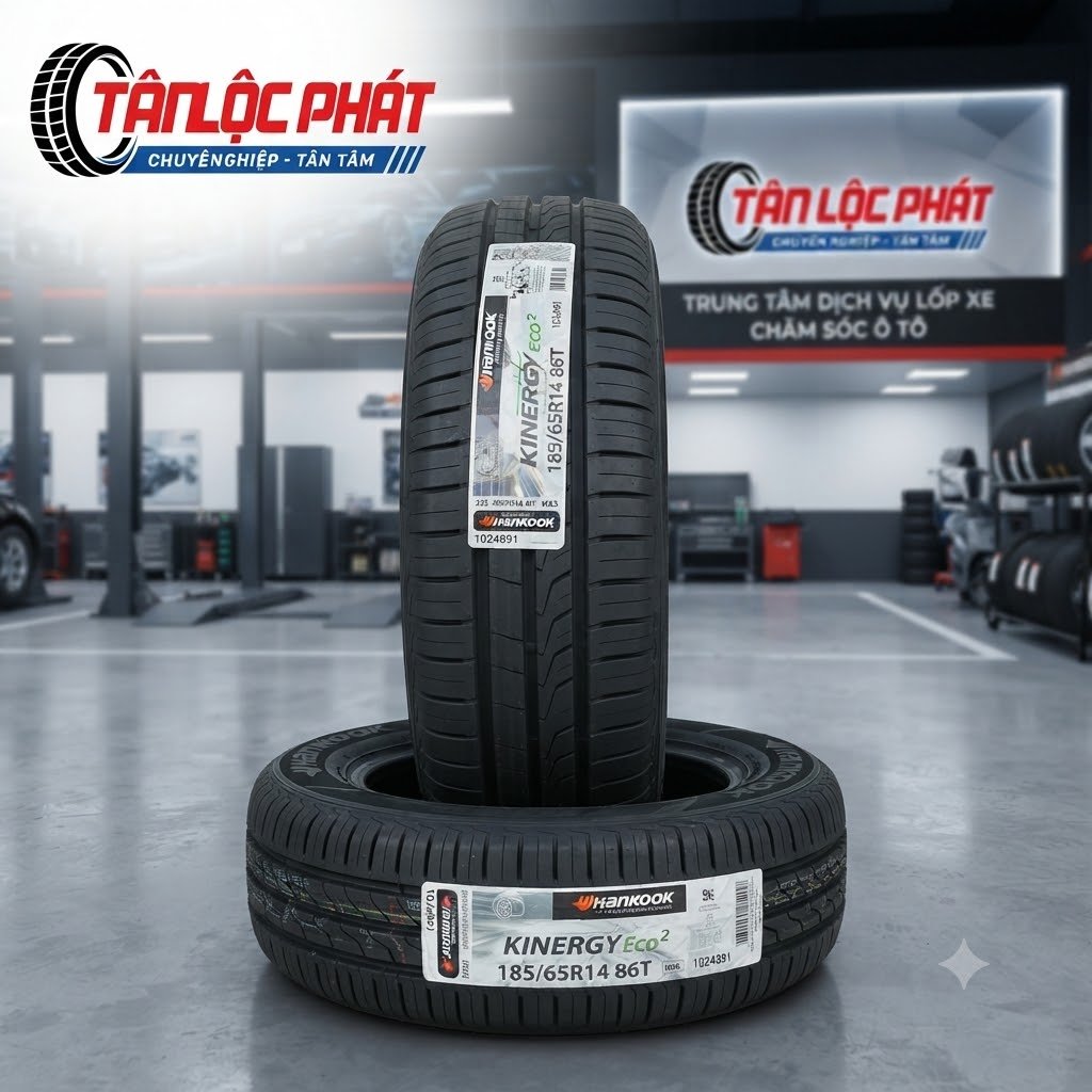Lốp Hankook 185/65R14 86T Kinergy Eco2 K435 chính hãng cho Toyota Corolla Altis Lacetti Accent