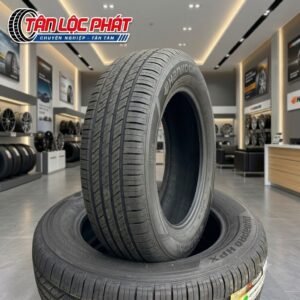 Mặt hoa gai bất đối xứng êm ái bám đường lốp Hankook 225/55R19 Dynapro HPX RA43
