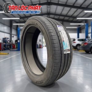 Hông lốp Hankook 245/45R20 dập nổi công nghệ iON evo AS giảm ồn xe điện